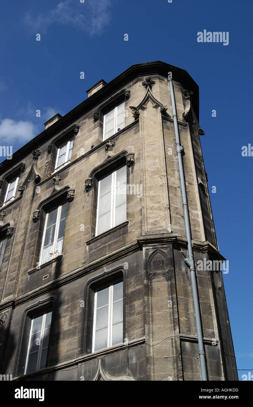 Apartments in the old city Bordeaux France Stock Photo