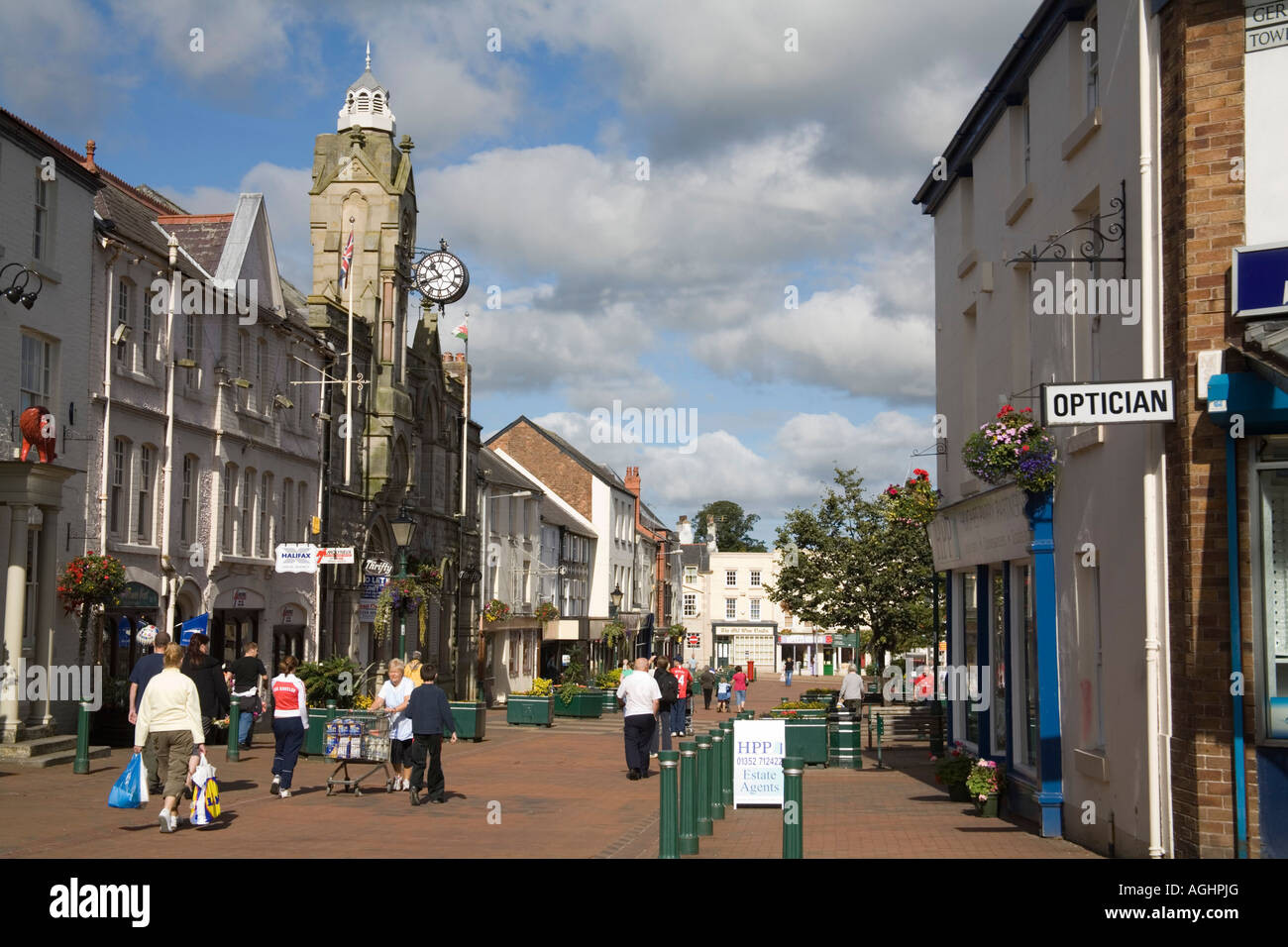 HOLYWELL FLINTSHIRE NORTH WALES UK September Looking along the