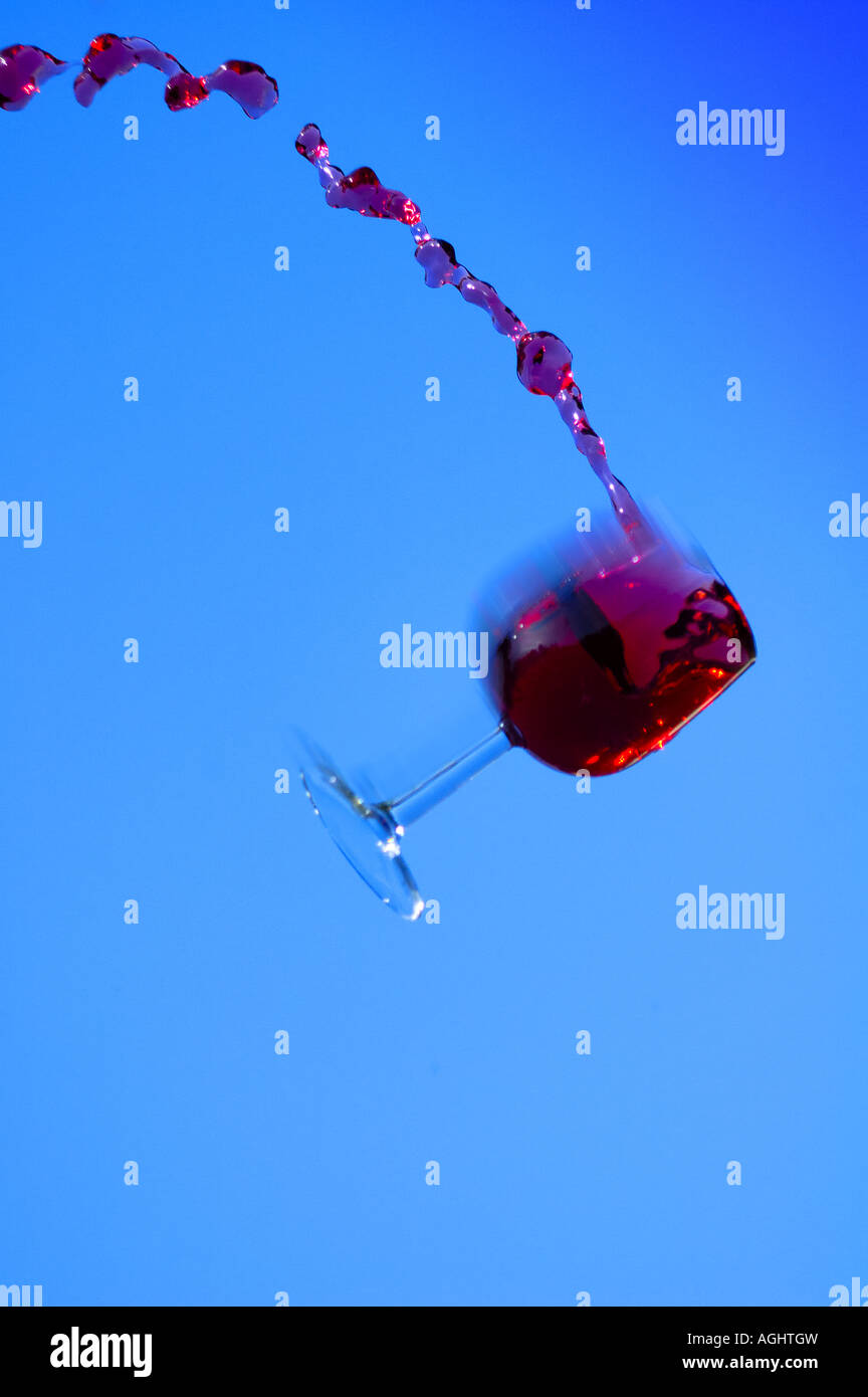 Falling glass Stock Photo - Alamy