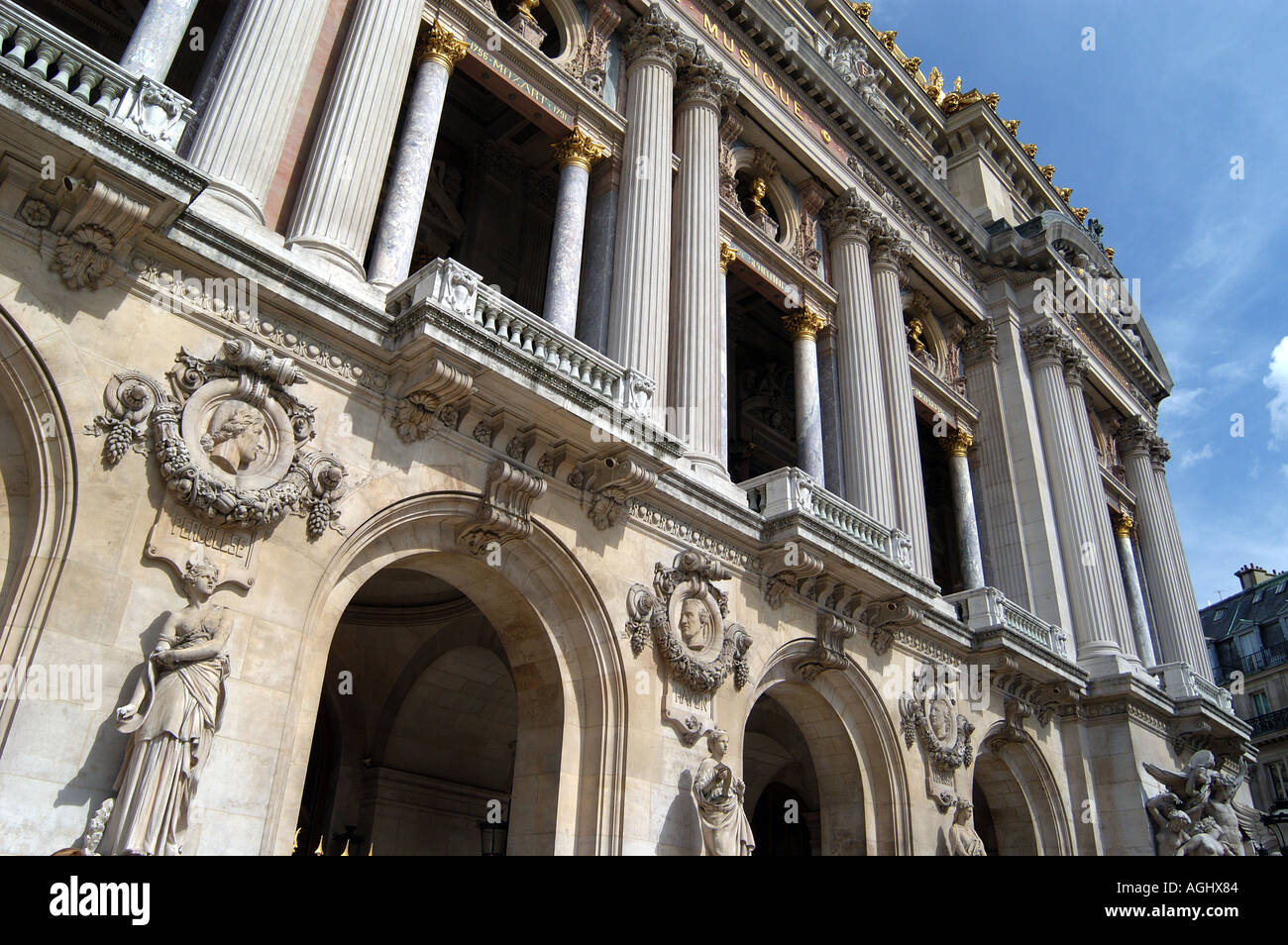 Charles Garniers Opera House Paris France Stock Photo