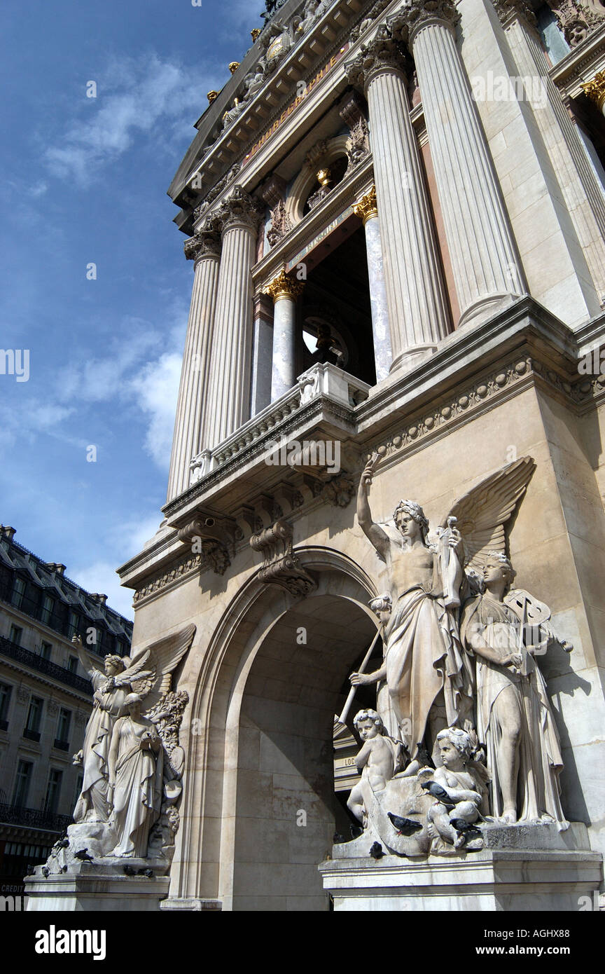 Charles Garniers Opera House Paris France Stock Photo