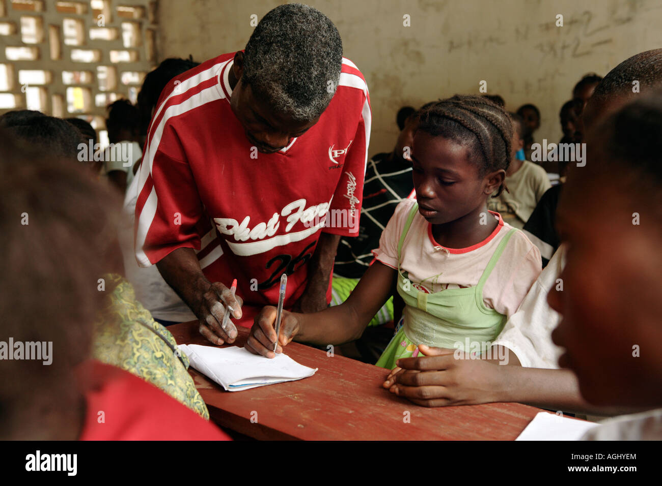 Students on the accelerated learning programme at zeah town school