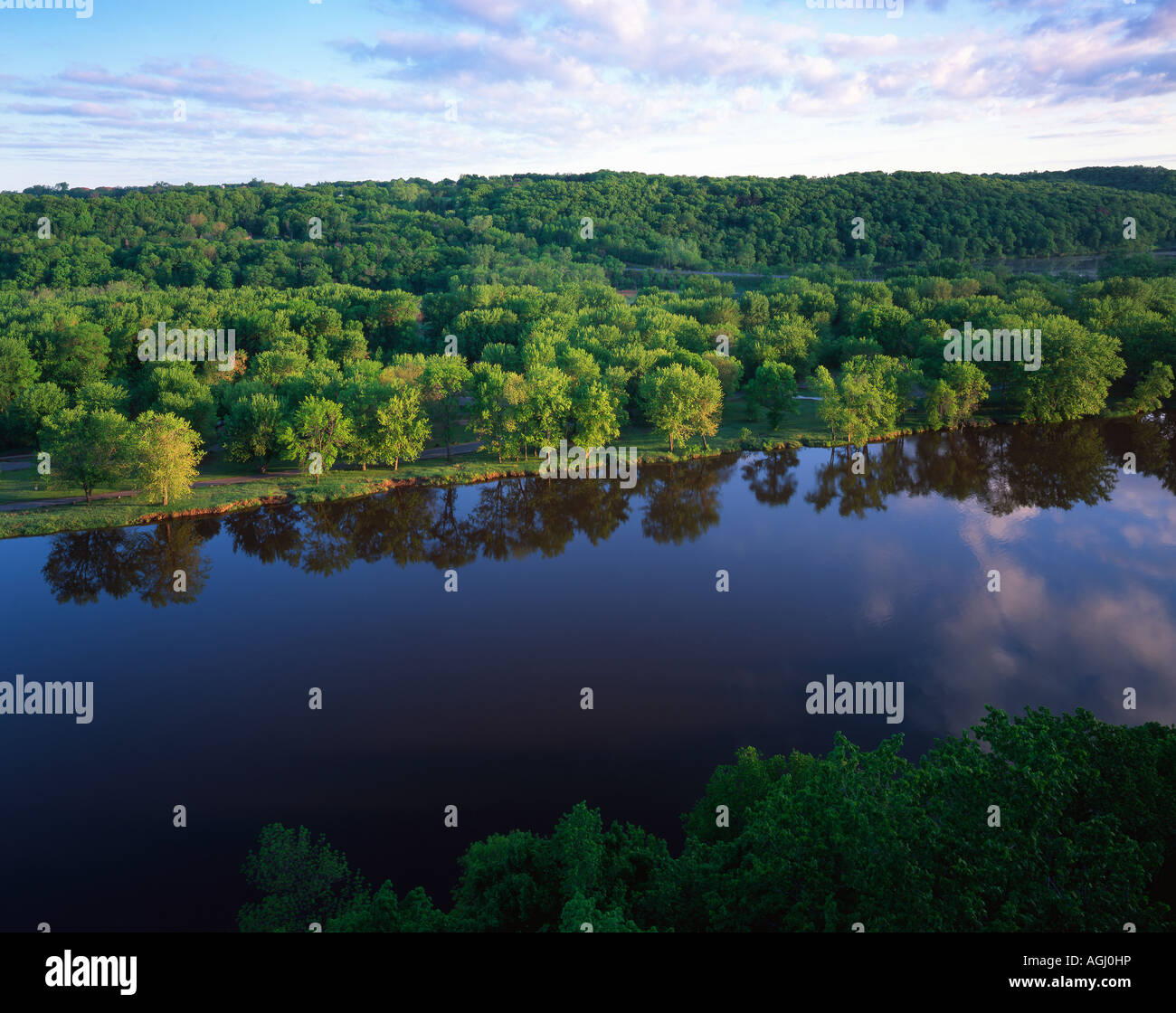 St Croix National Scenic River Minnesota and Wisconsin USA Stock Photo