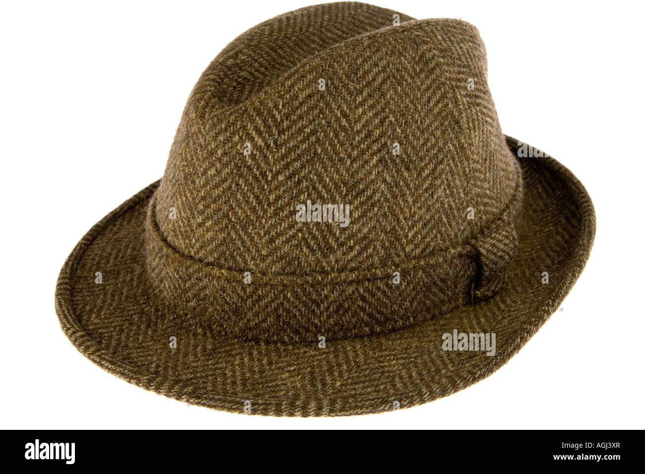 tweed trilby hat