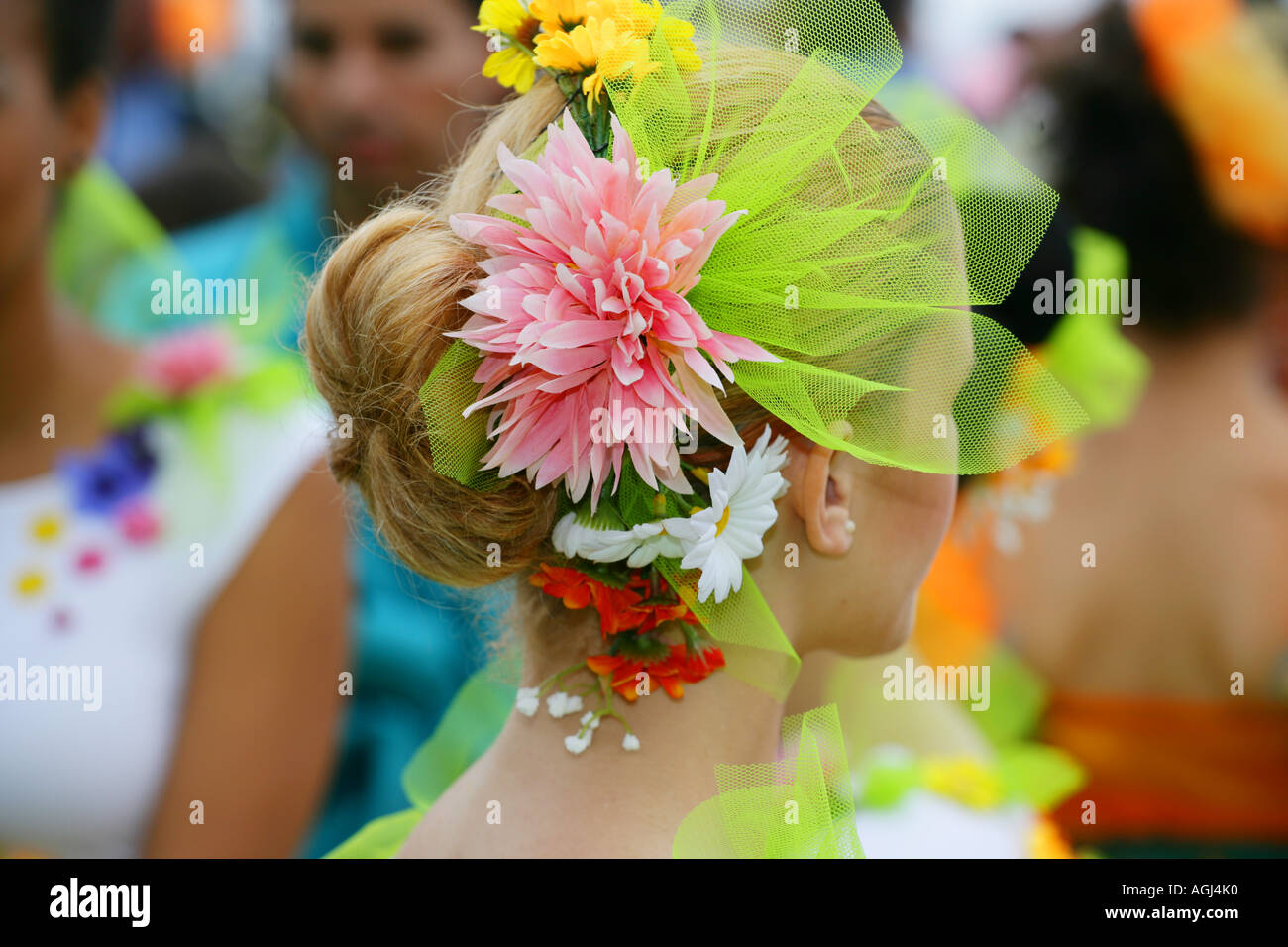 Madeira Funchal Spring Flower Festival Stock Photo