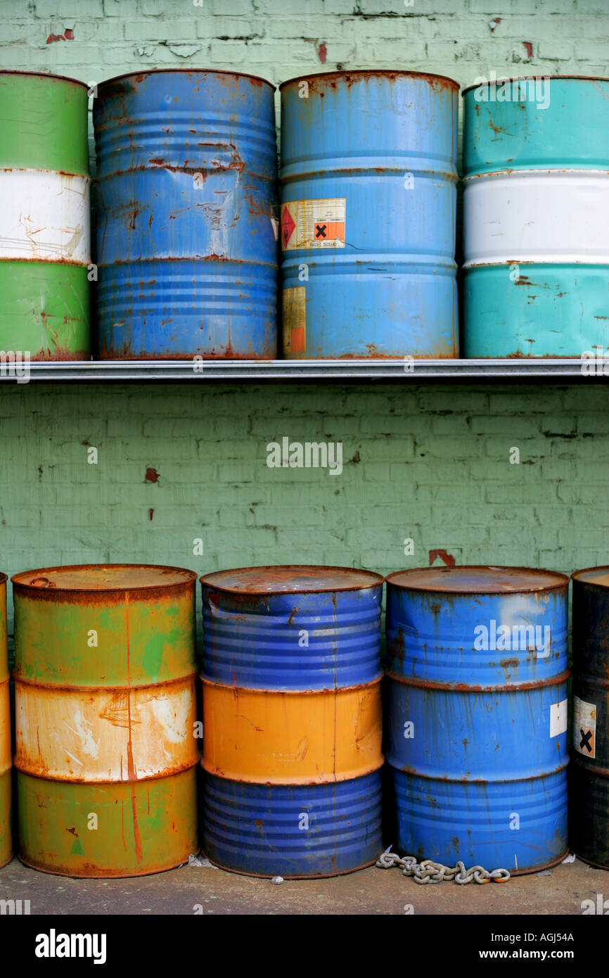 Oil barrels Stock Photo Alamy