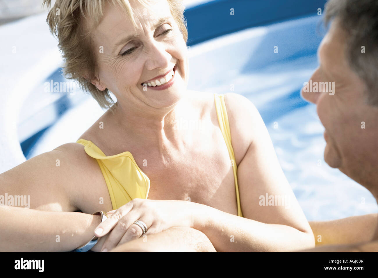 Older Woman Pool Images – Browse 2,540 Stock Photos, Vectors, and Video