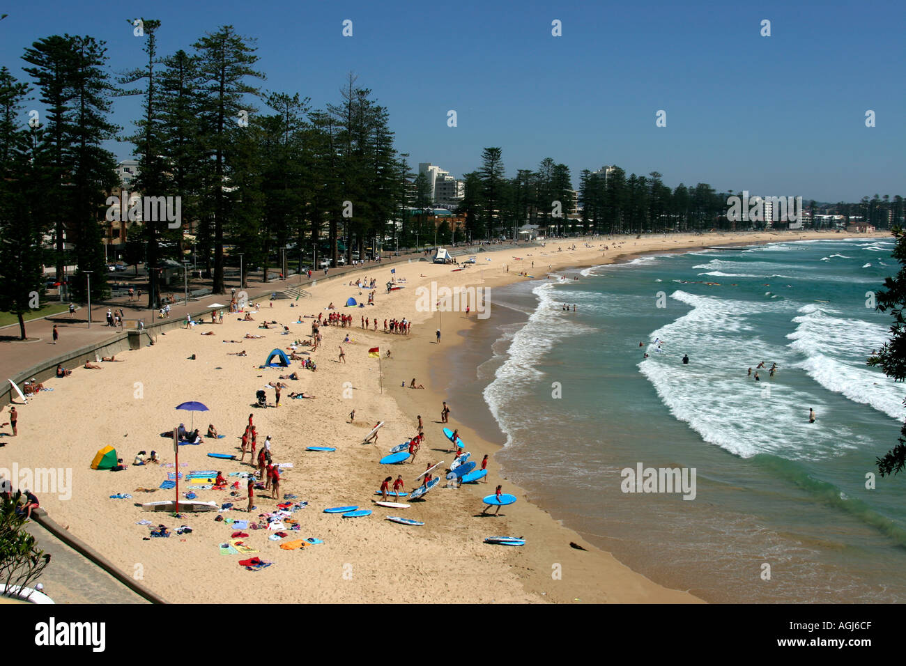Manly beach Sydney Australia Stock Photo
