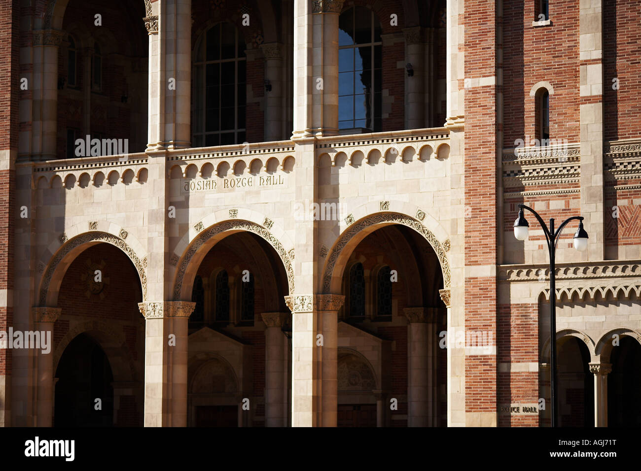 Royce Hall Details UCLA Campus, West Los Angeles, California, USA Stock ...