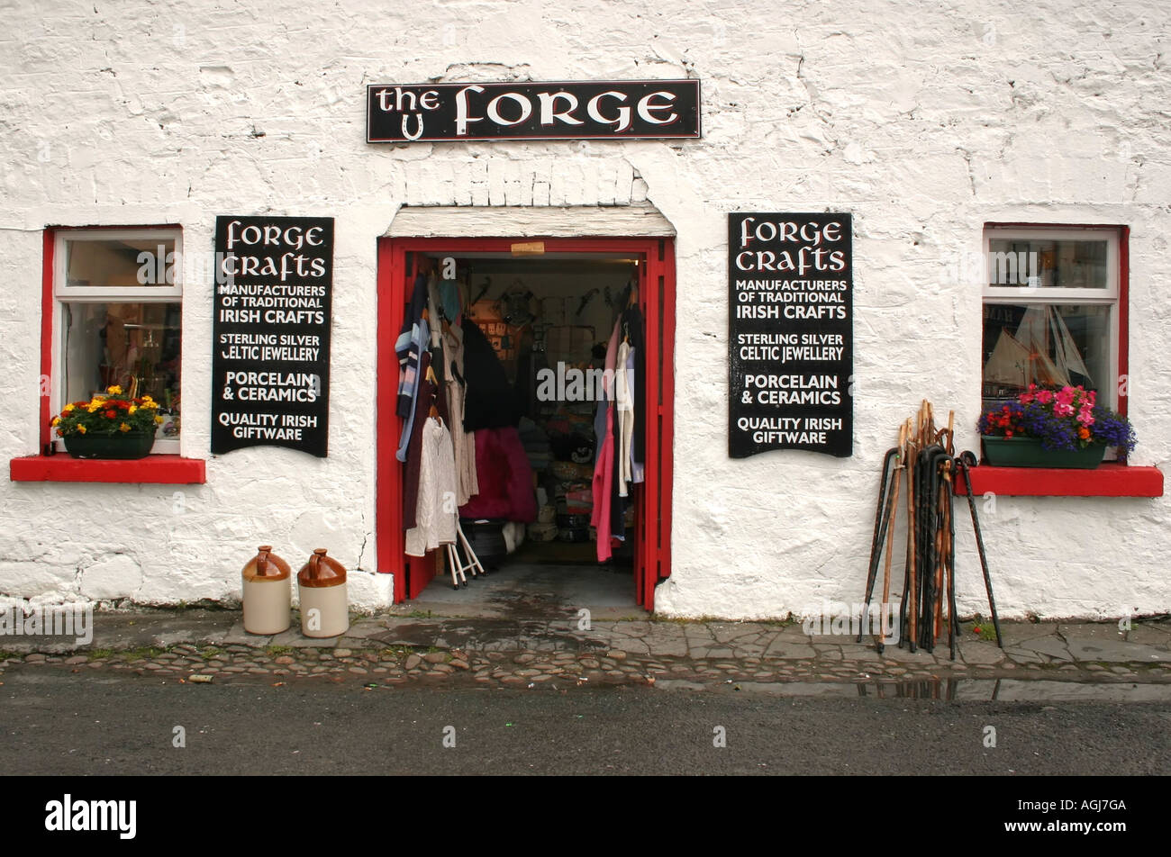The traditional craft shop in Leenane, Connemera, County Galway