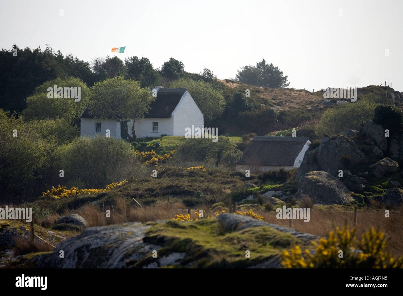 Padraig Pearse's Cottage Galway Ireland Stock Photo Alamy