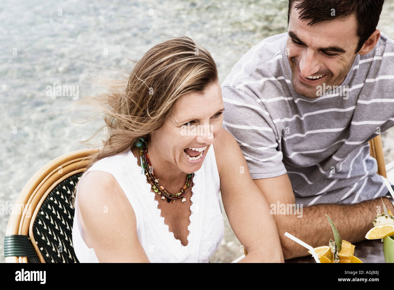 Excited man laughing looking hi-res stock photography and images - Alamy