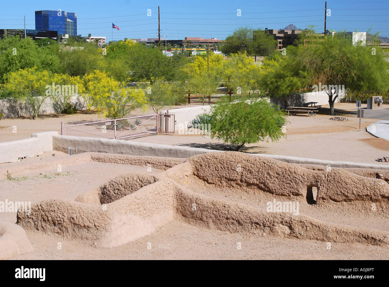 Pueblo Grande Archaeological Park - Hohokam canal remains photo 2