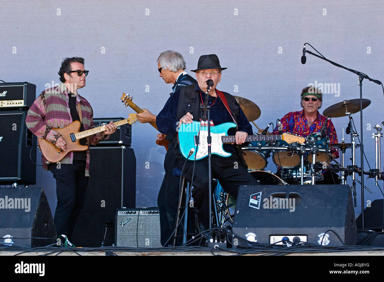 The ELECTRIC FLAG perform SUMMER OF LOVE FESTIVAL MONTEREY POP FESTIVAL 2007 CALIFORNIA Stock Photo