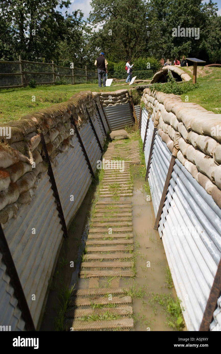 First World War Restored Trenches Behind The Ocean Villas Tea Rooms 