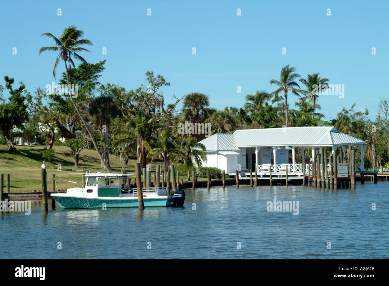 Cabbage Key on Pine Island Sound SW Florida fl USA Stock Photo Alamy