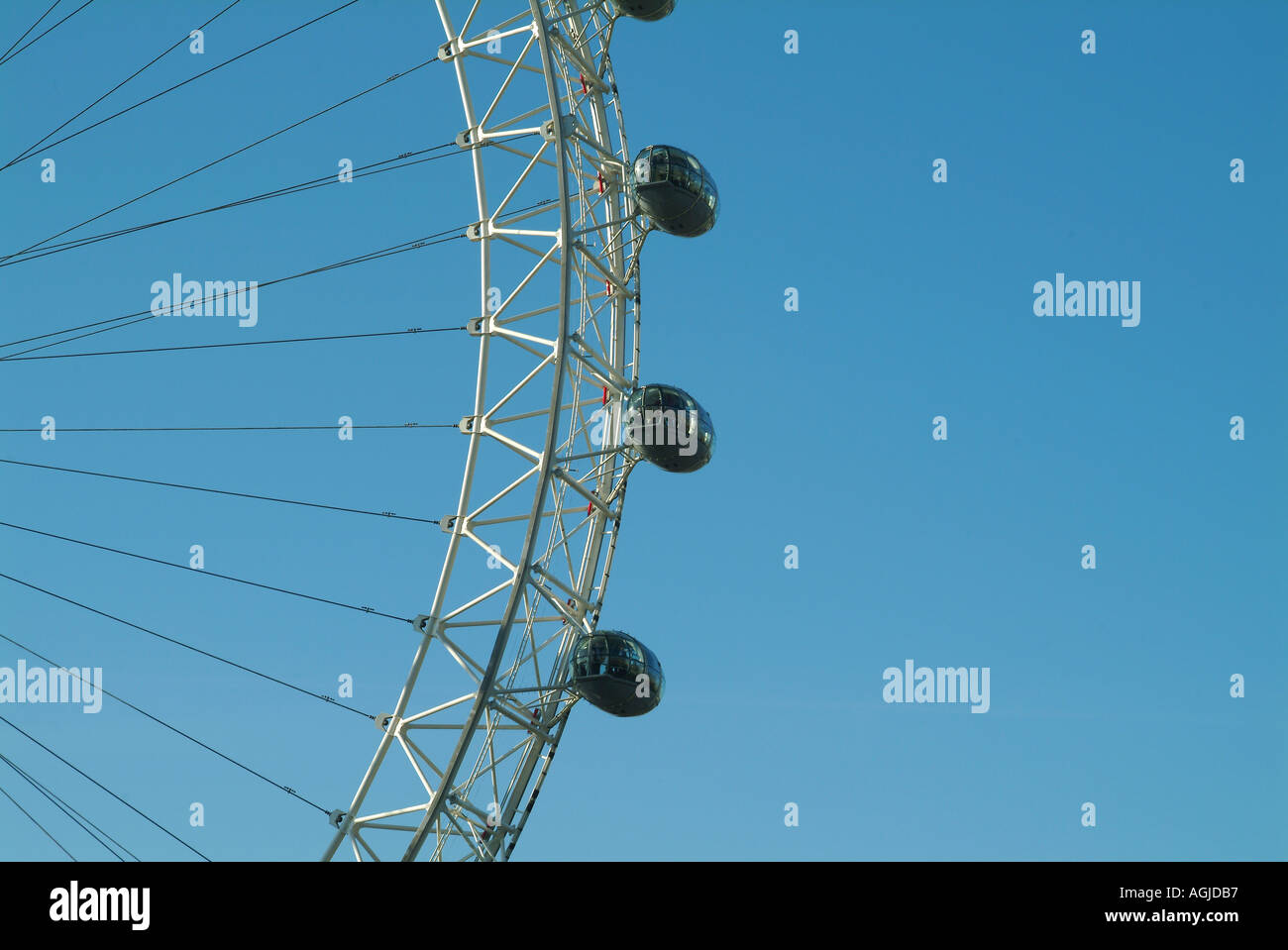 The London Eye built to commemorate the millennium London England UK  Stock Photo