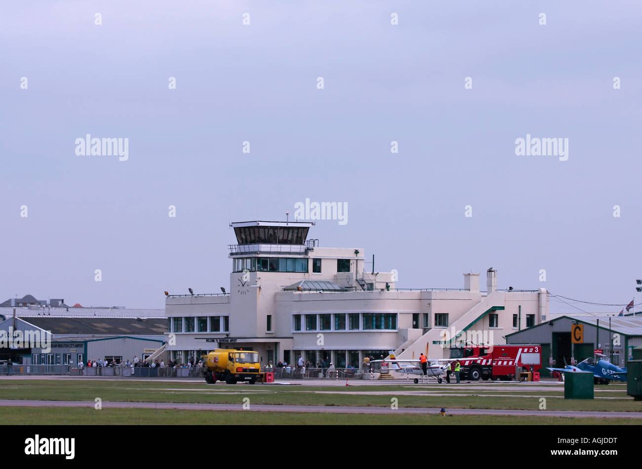 Shoreham Airport Terminal Stock Photos & Shoreham Airport Terminal
