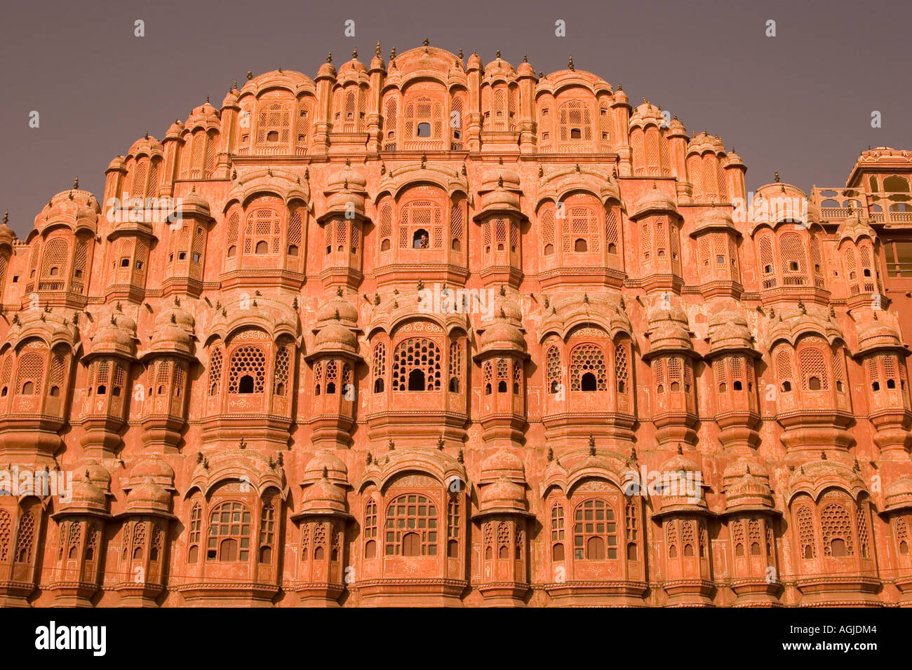 asia india palace of the winds in jaipur rajasthan Stock Photo