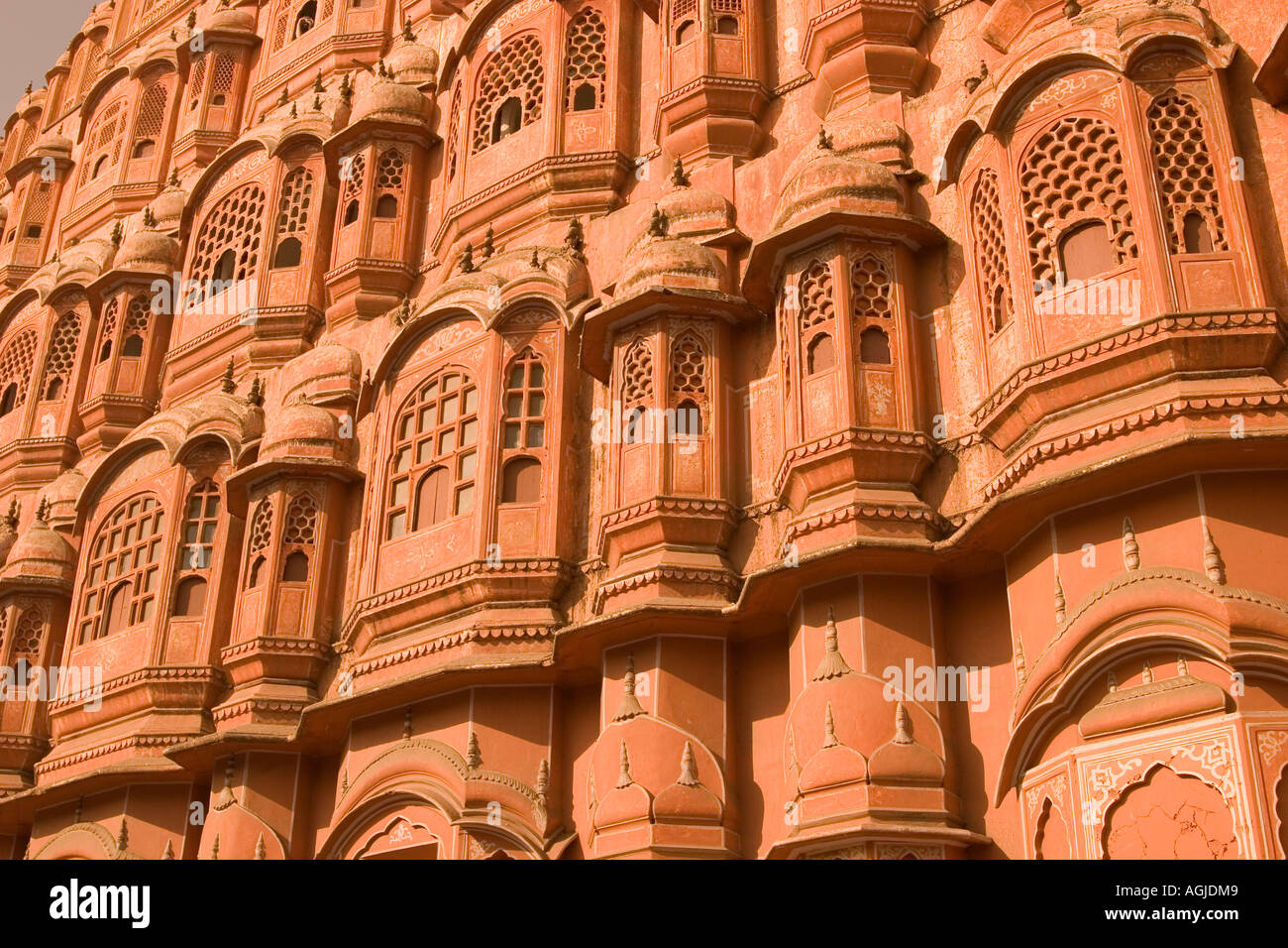 asia india palace of the winds in jaipur rajasthan Stock Photo