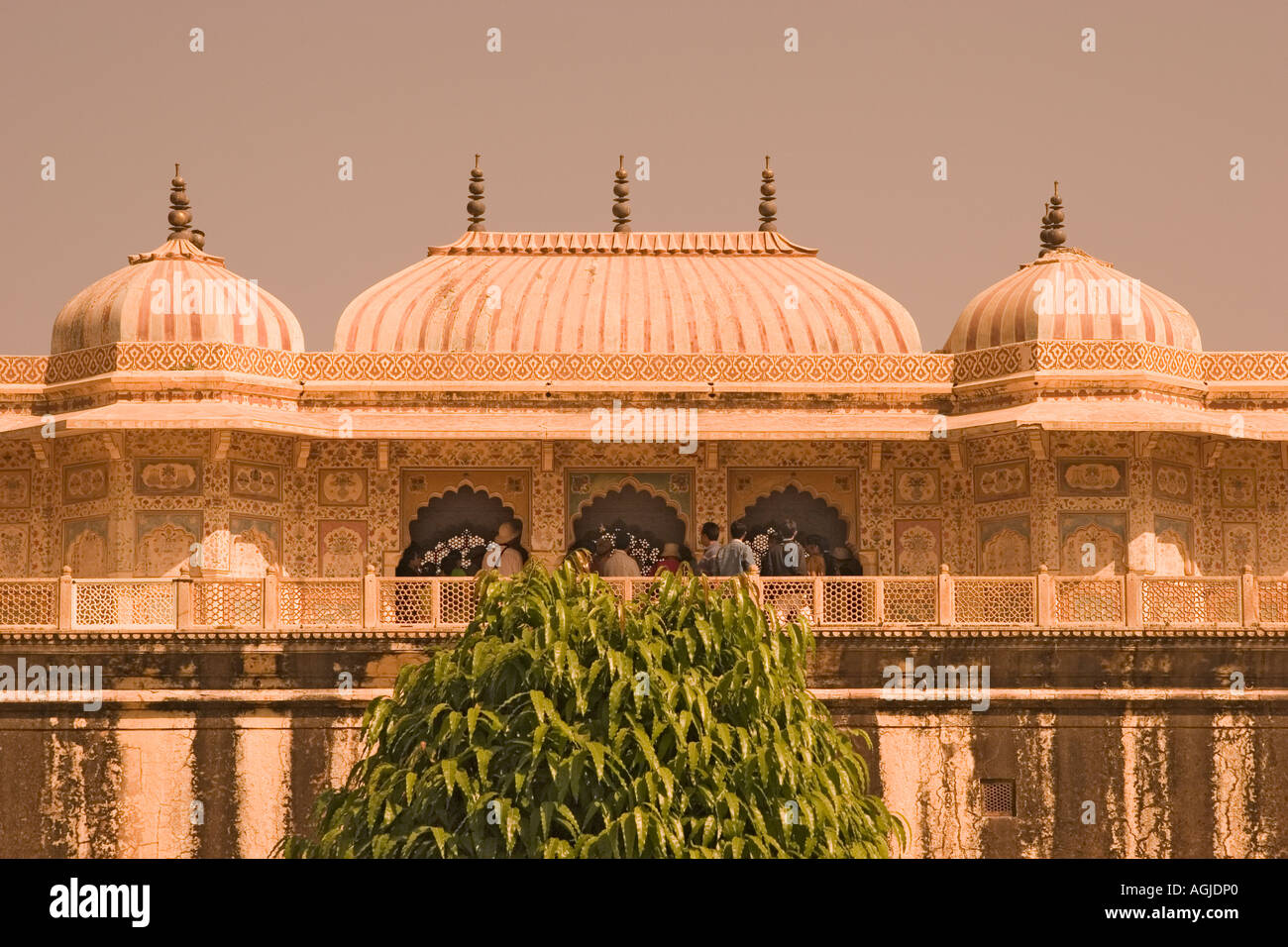 asia india view on fort amber near jaipur rajasthan Stock Photo