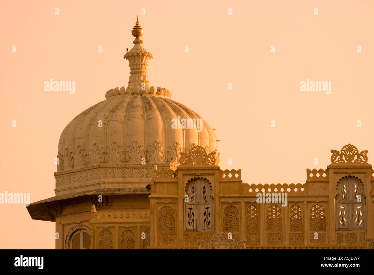 india city palace in udaipur rajasthan Stock Photo