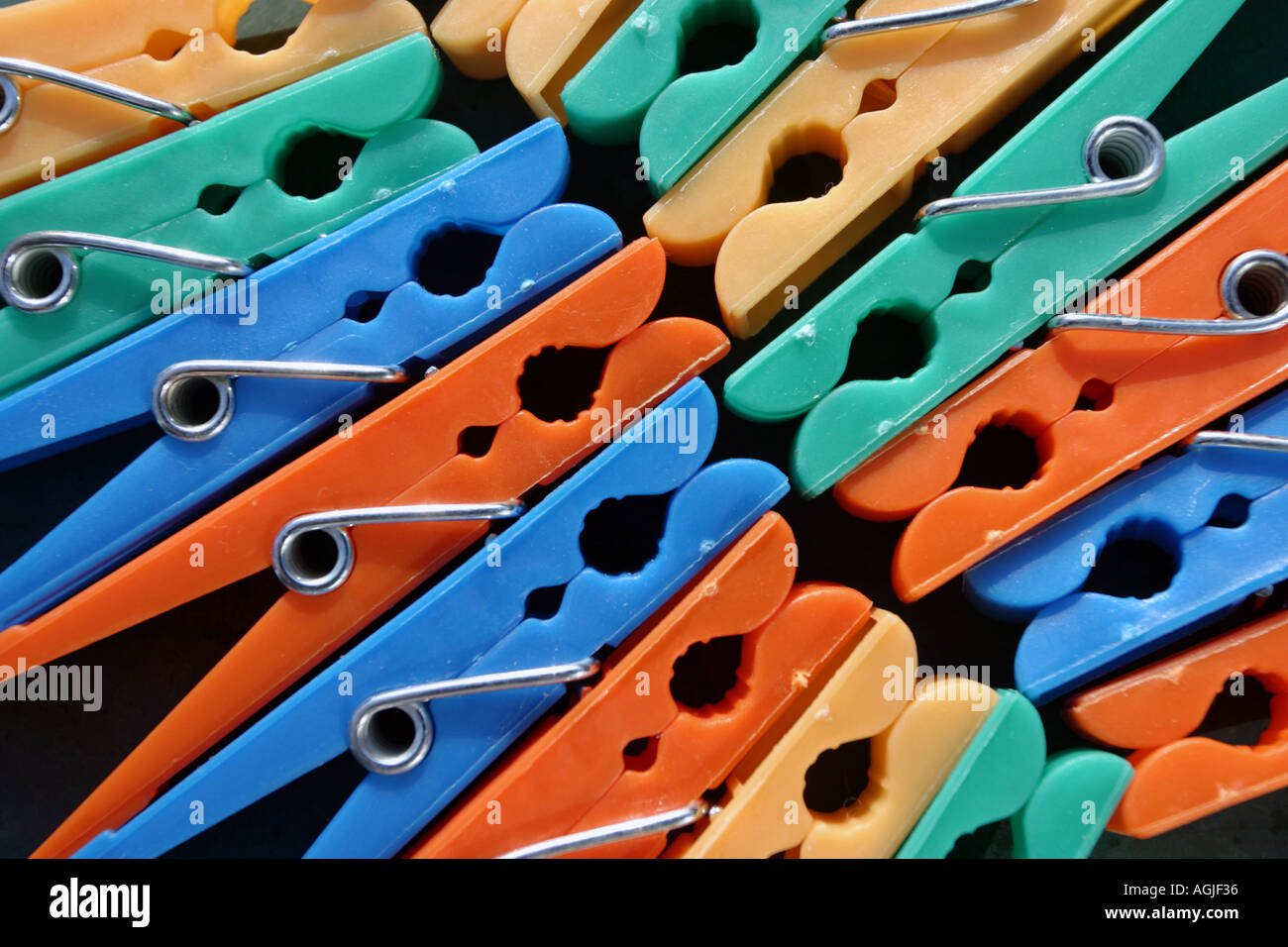 Colored pegs Stock Photo Alamy