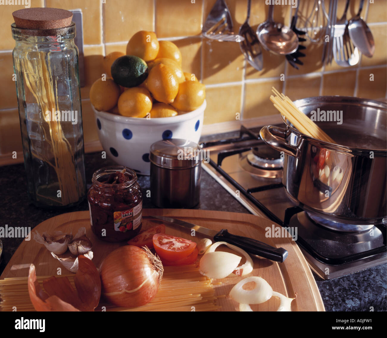 Cookery Stock Photo