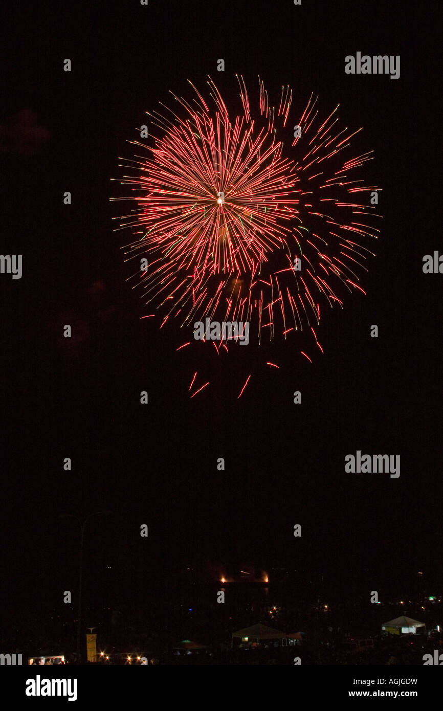 Fireworks display at the 2nd Pyrolympics in Pasay City, Philippines