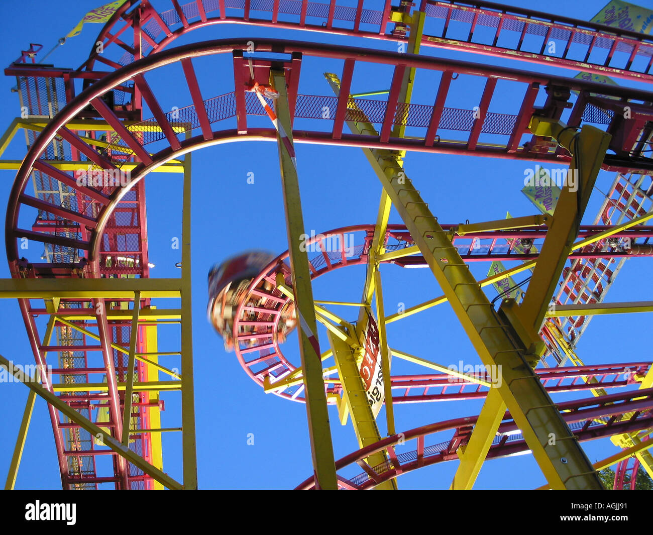 Revolution ride roller coaster hires stock photography and images Alamy