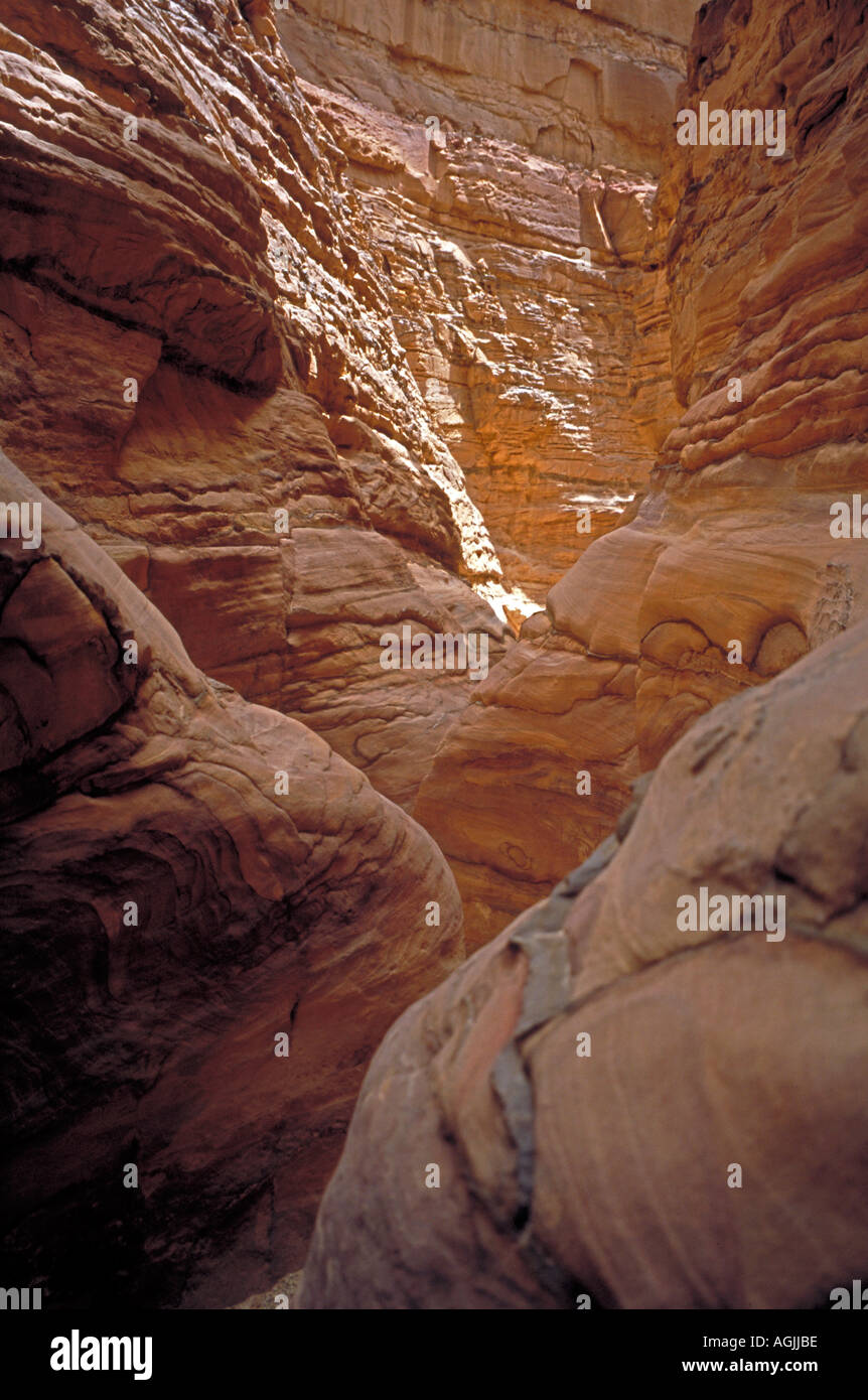 Coloured Canyon Sinai Egypt Stock Photo