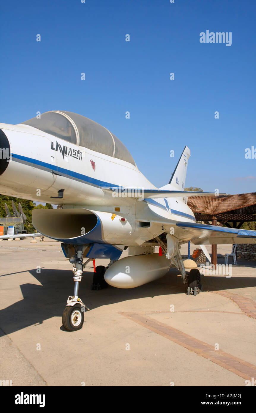 Israeli Air Force museum  Israel Aircraft Industry Lavi B 2 Designed and built in Israel Stock Photo