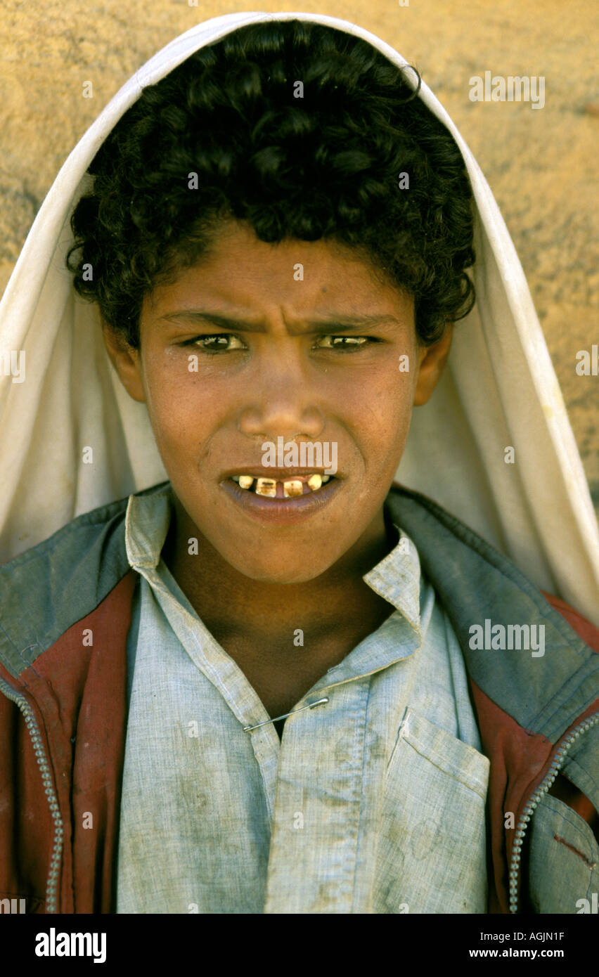 Sinai bedouin boy Adel Stock Photo
