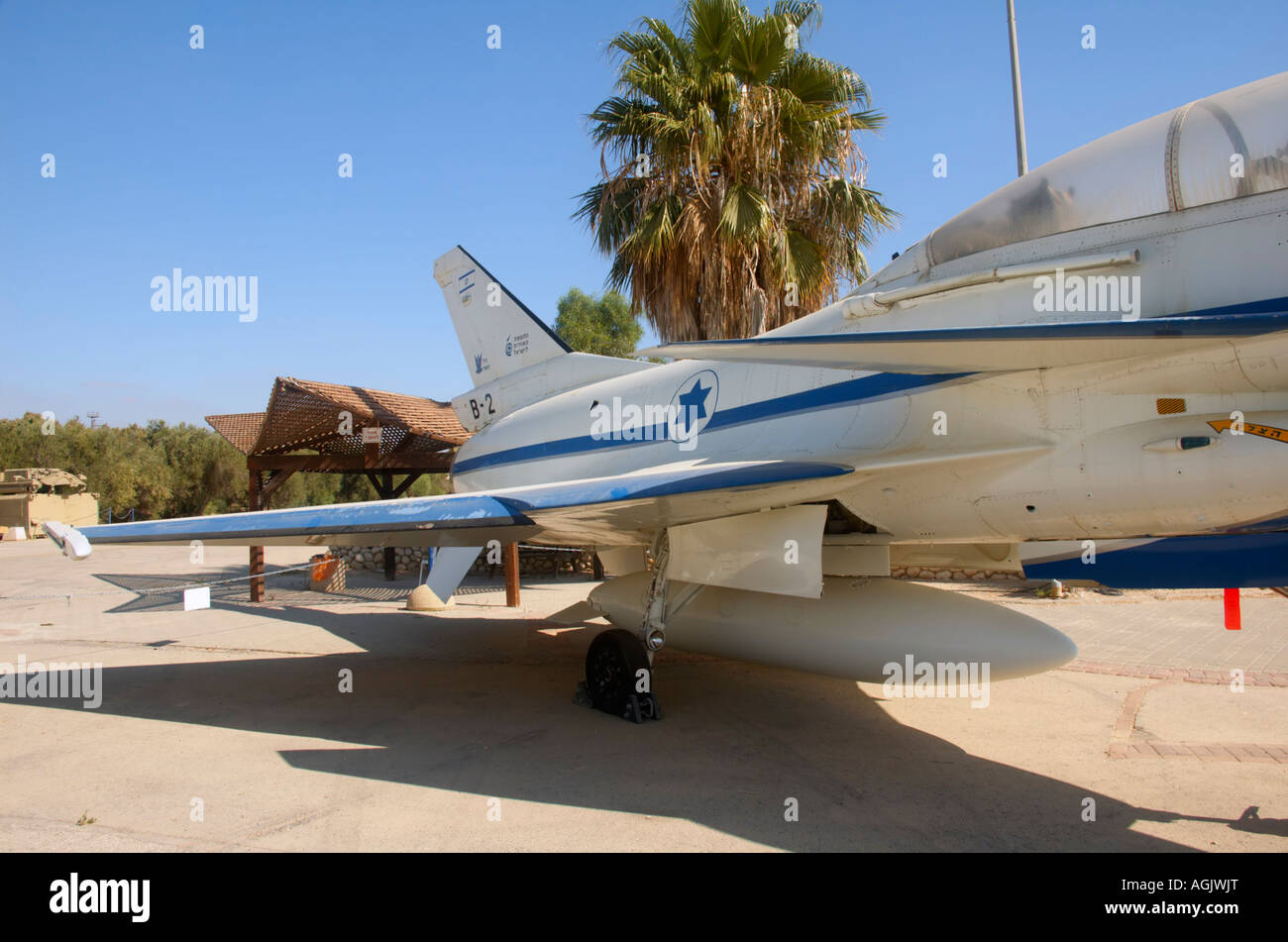 Israeli Air Force museum Israel Aircraft Industry Lavi B 2 Designed and built in Israel Stock Photo