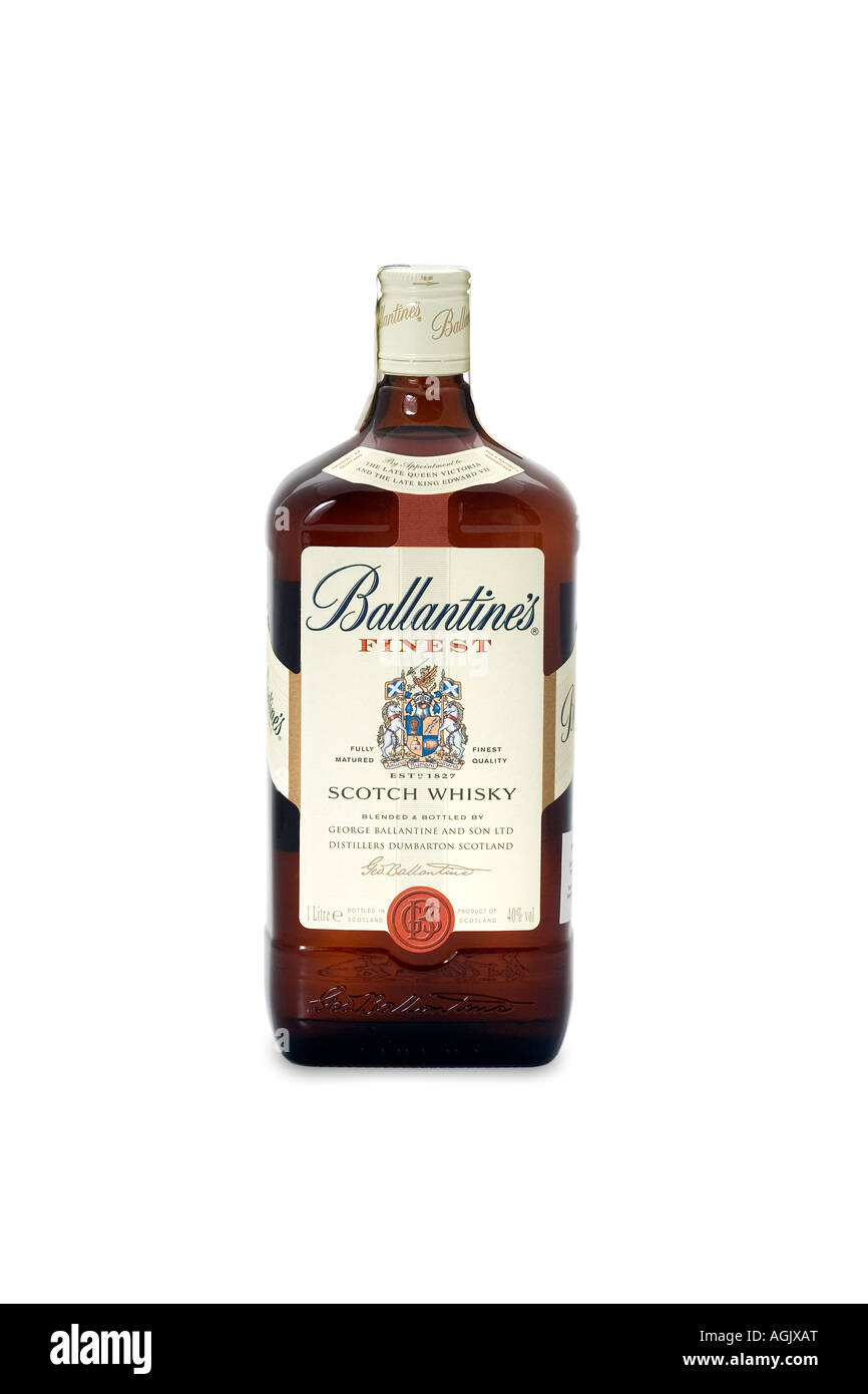 Ballantine s finest scotch whisky Stock Photo