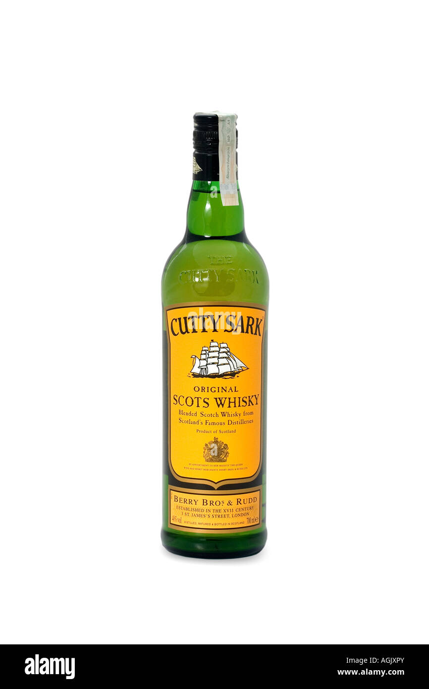 Cutty sark scots whisky Stock Photo