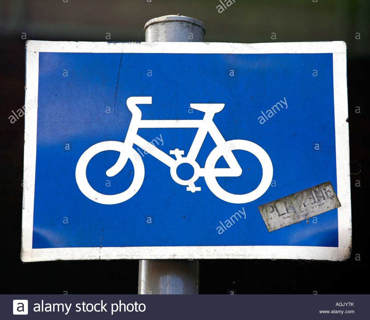 route recommended for pedal cycles