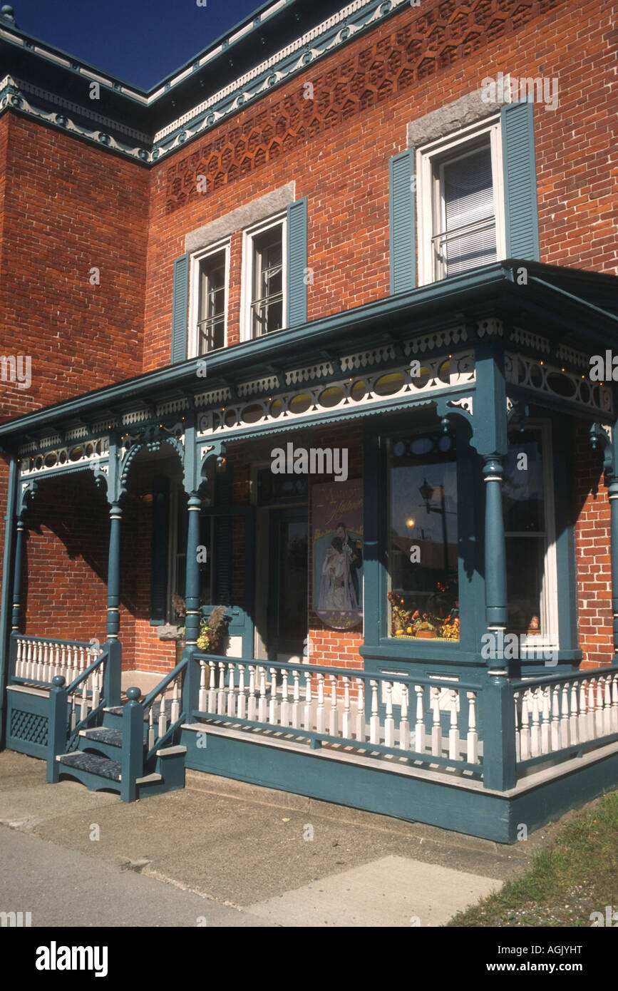 The picturesque architecture of the historic Eastern Townships (the