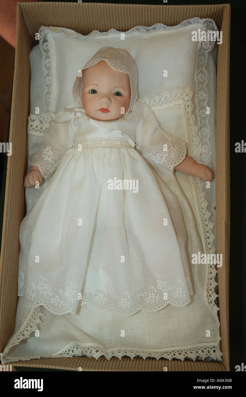 Antique doll heirloom clothing by Margo Steley dsc 2846 Stock Photo