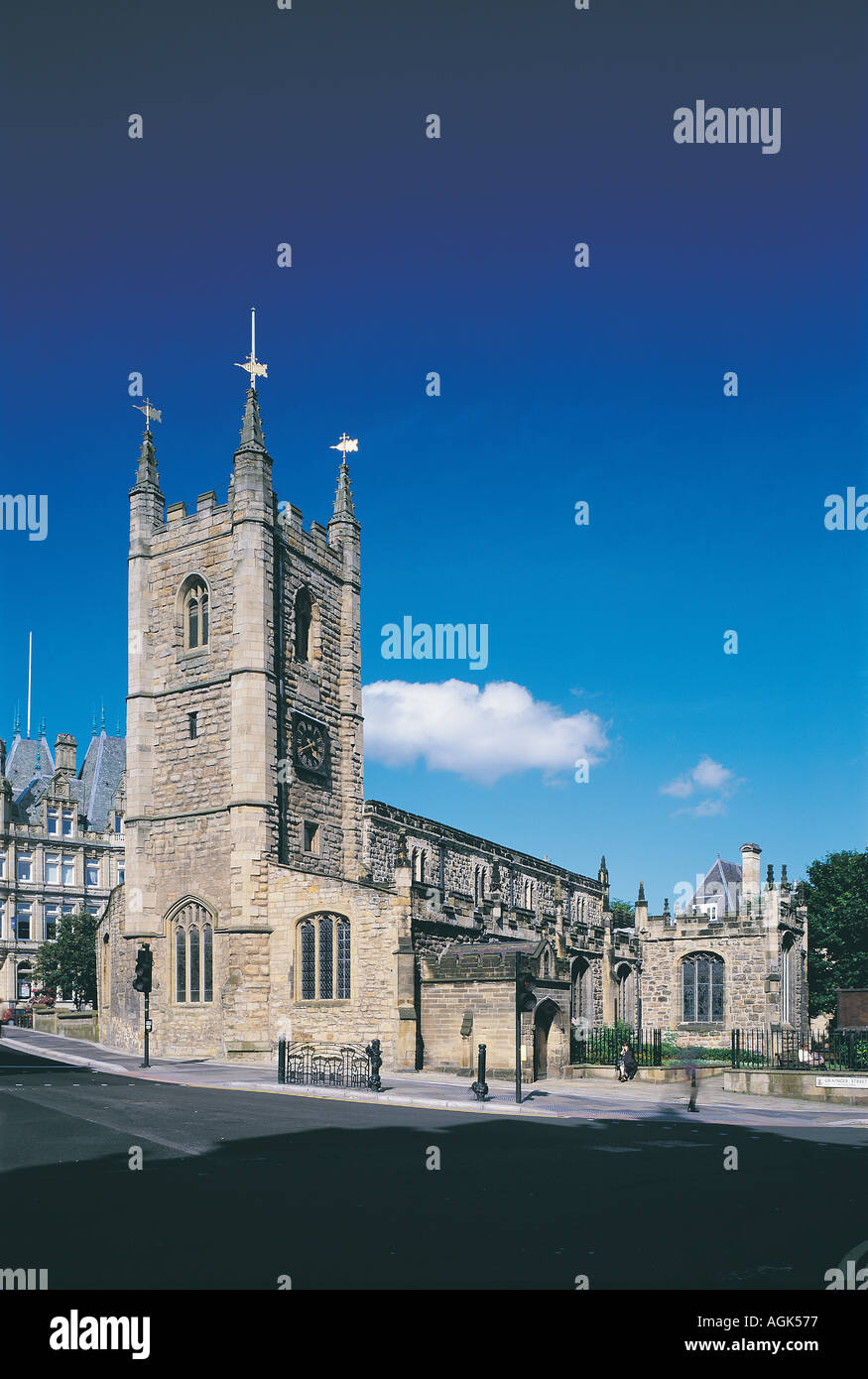 St John the Baptist Church, NewcastleUponTyne Stock Photo Alamy