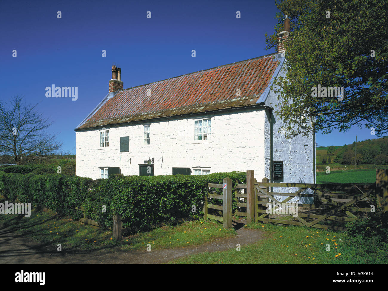 George Stephenson's Cottage near Wylam Northumberland Stock Photo