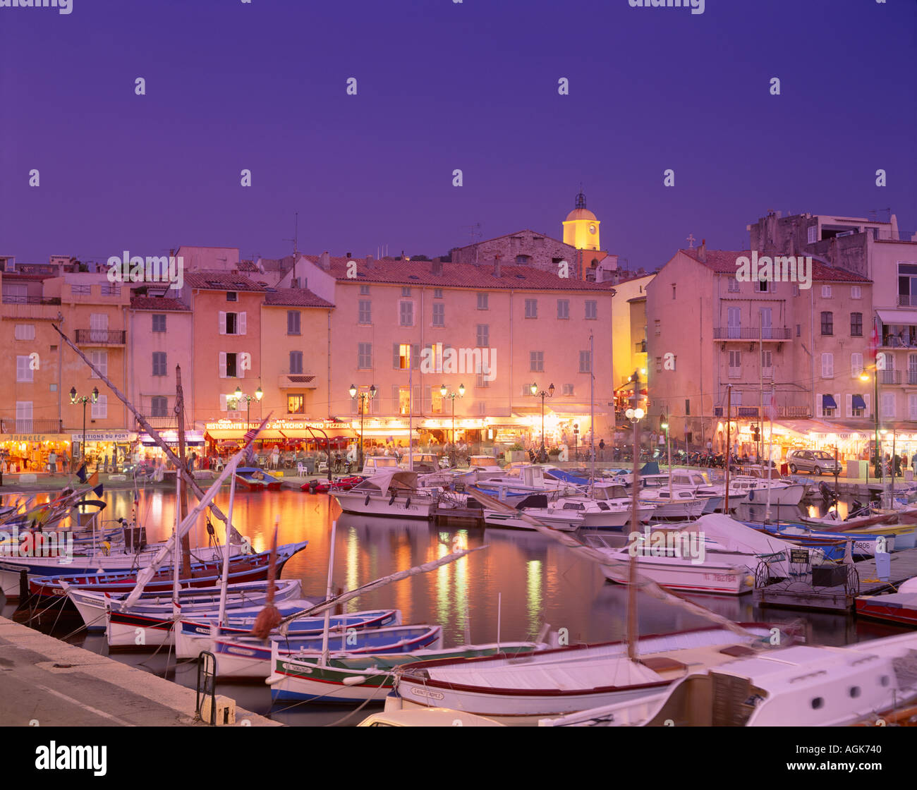 St Tropez Cote d Azur Harbour France Stock Photo - Alamy