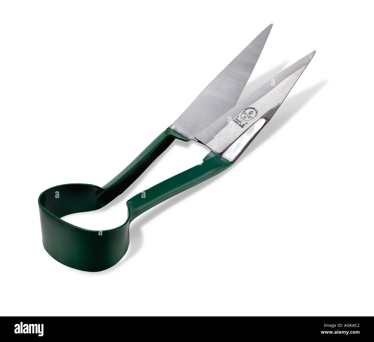 Sheep shears also handy for gardening especially lawn edges Stock Photo