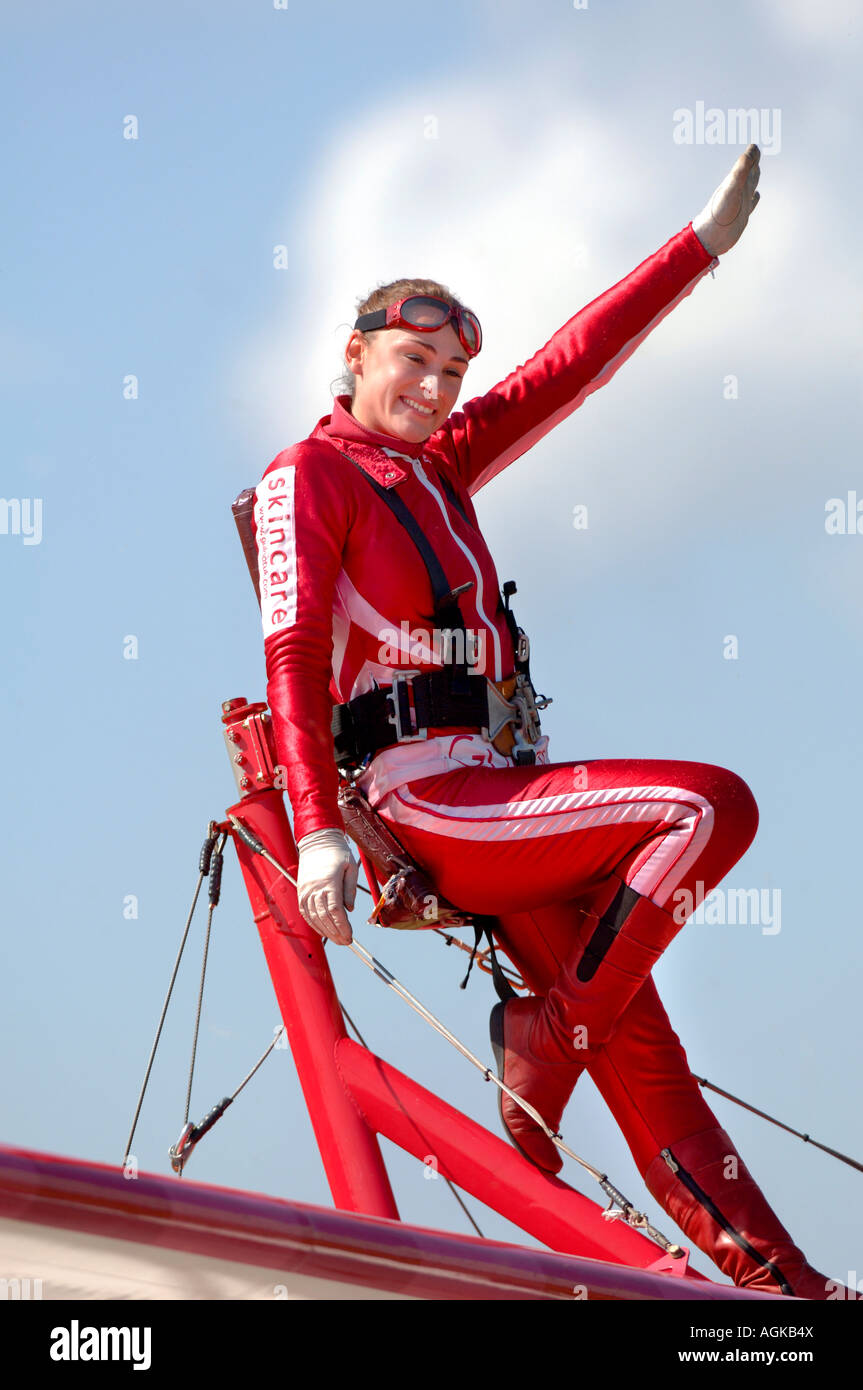Wingwalker wing airplane hi-res stock photography and images - Alamy