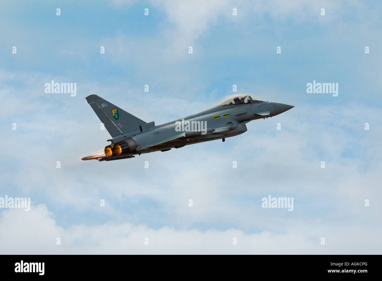 The Eurofighter Typhoon Aircraft Stock Photo