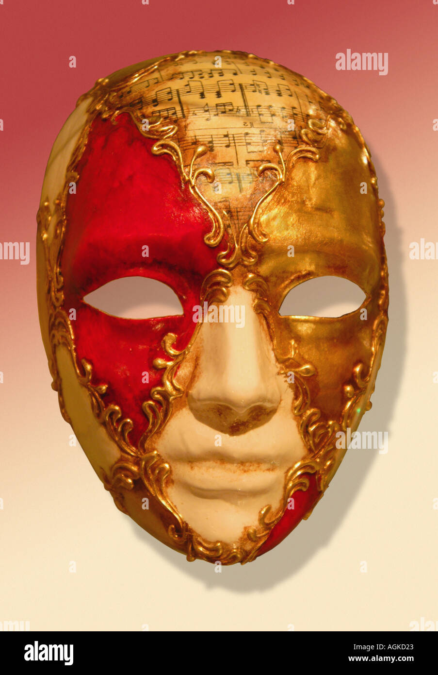 Venetian carnival papier mâché papier mache mask Stock Photo - Alamy