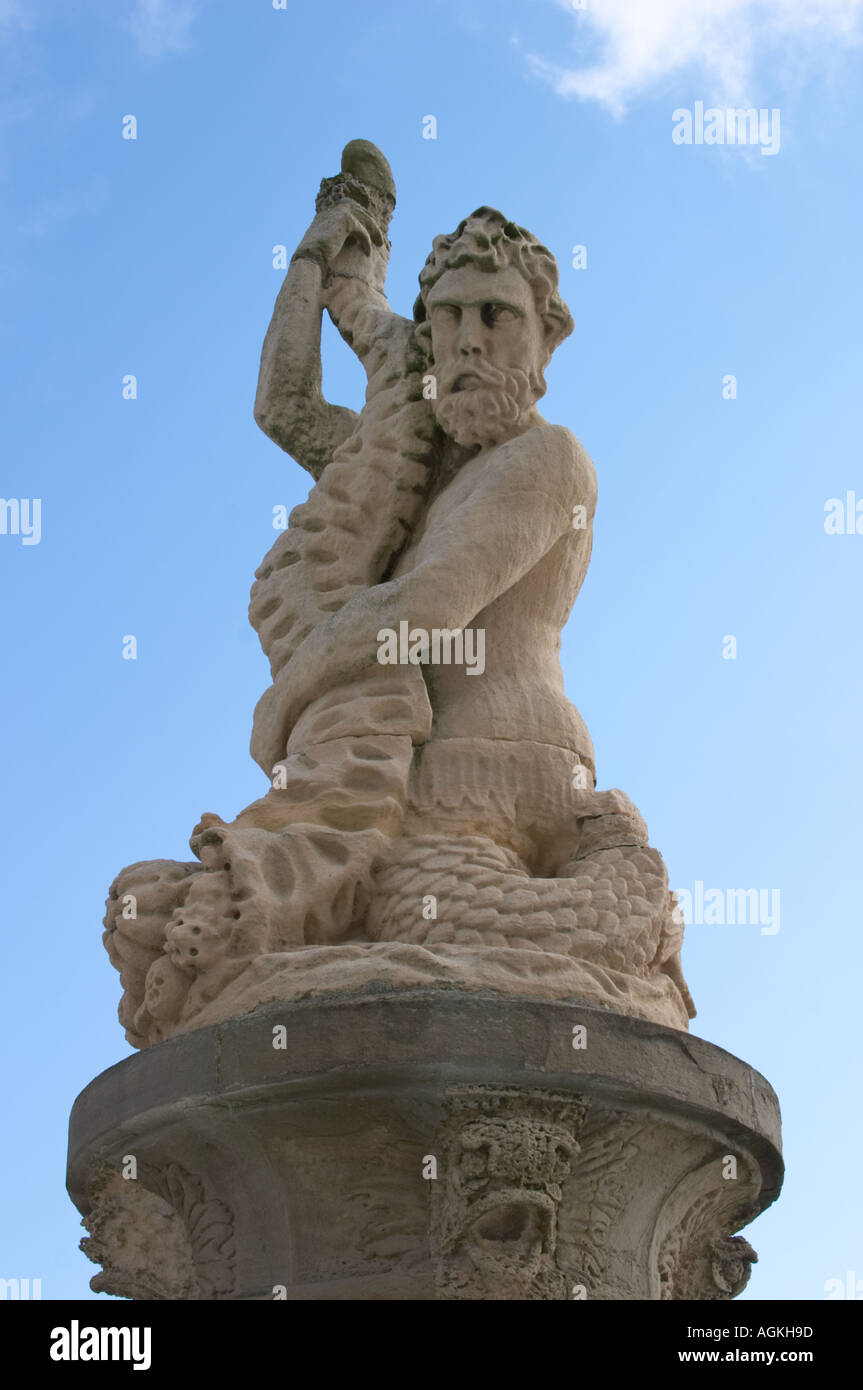 Neptune statue at Lowestoft Suffolk England Stock Photo Alamy