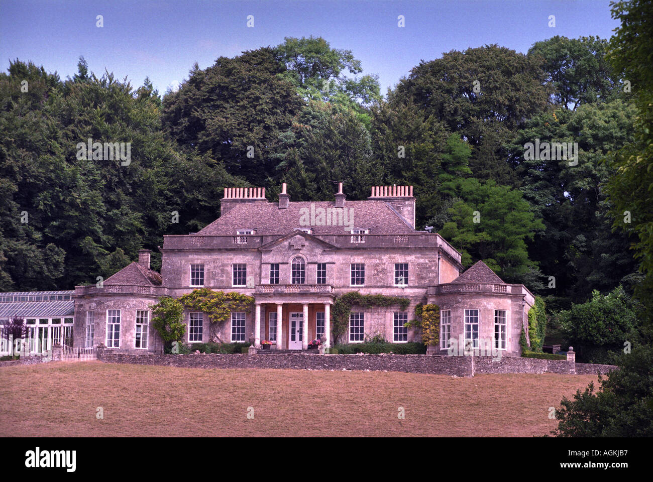 GATCOMBE PARK THE COUNTRY HOME OF PRINCESS ANNE THE PRINCESS ROYAL NEAR MINCHINHAMPTON GLOUCESTERSHIRE UK Stock Photo