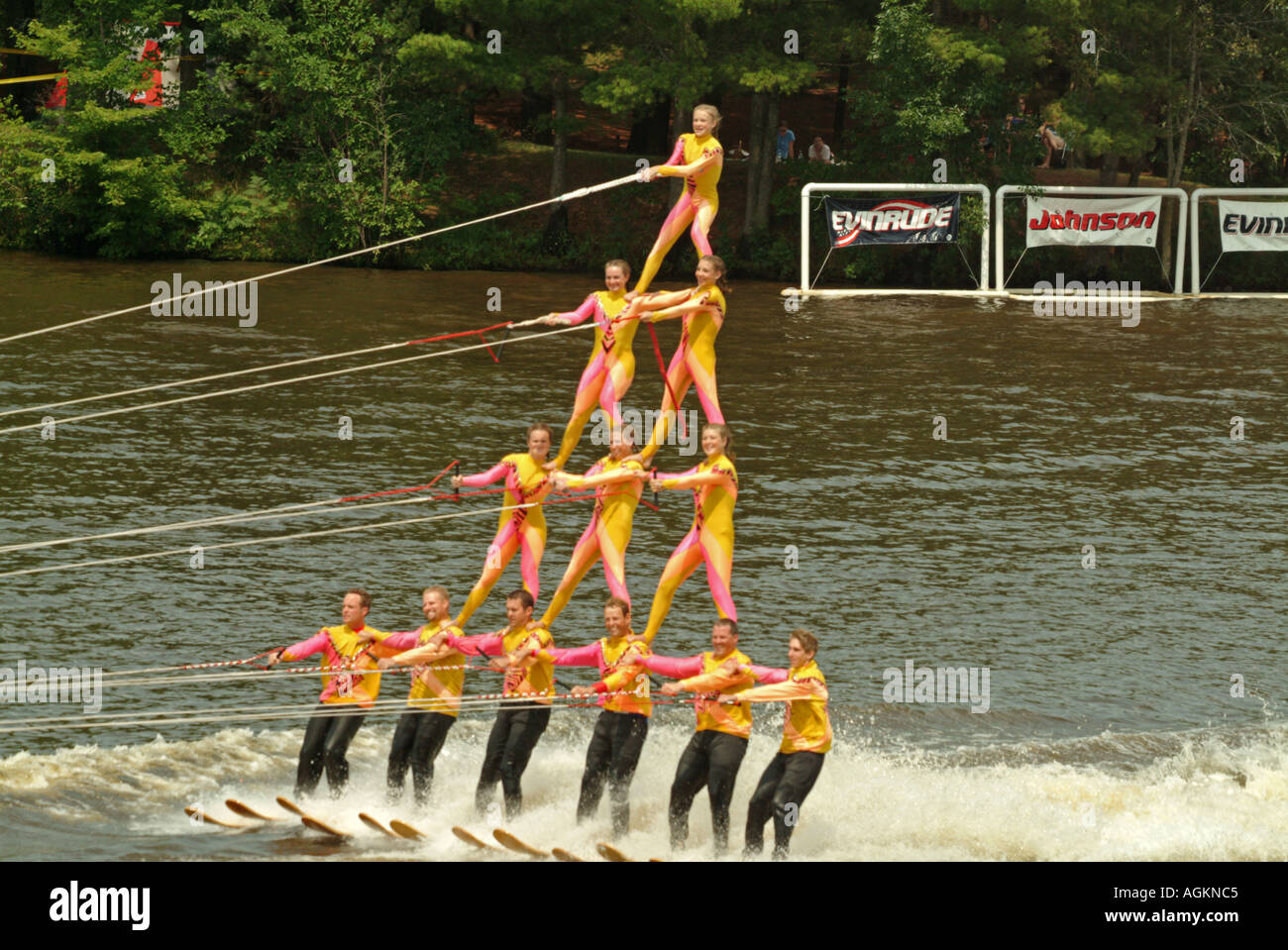 Waterski pyramid hires stock photography and images Alamy