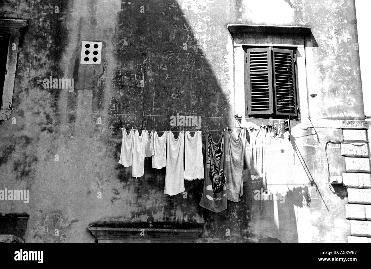 Hung Out to Dry Stock Photo